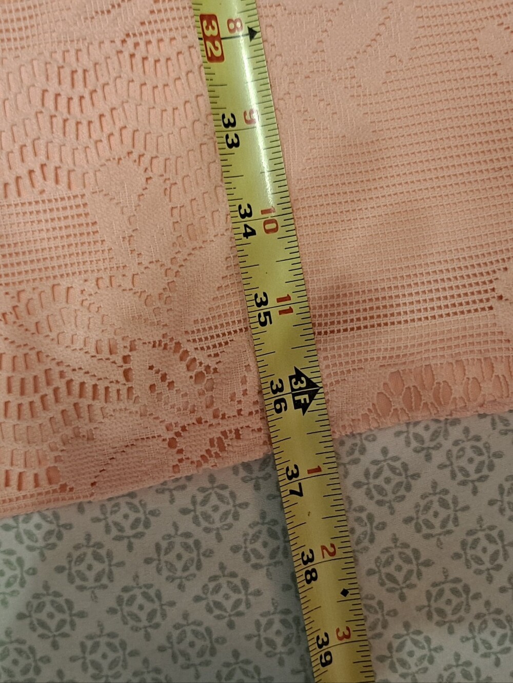 Karl Lagerfeld Sleeveless Peach Lace Shift Dress Sz M - Picture 2 of 7